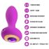 Oh My Gem – Plug anal vibrant avec pierre précieuse (violet)