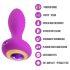 Oh My Gem – Plug anal vibrant avec pierre précieuse (violet)
