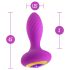 Oh My Gem – Plug anal vibrant avec pierre précieuse (violet)