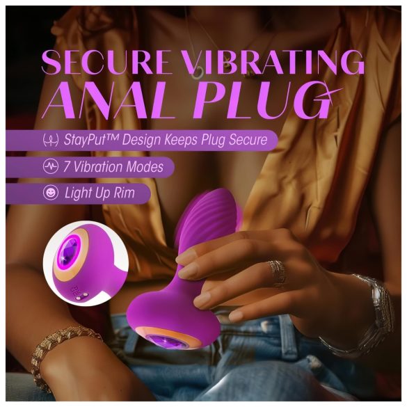 Oh My Gem - plug anal vibrant - pierre violette