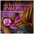 Oh My Gem – Plug anal vibrant avec pierre précieuse (violet)