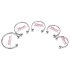 Anneau de gland en acier inoxydable - retardateur d'éjaculation (28mm)