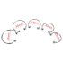 Anneau de gland en acier inoxydable - retardateur d'éjaculation (28mm)