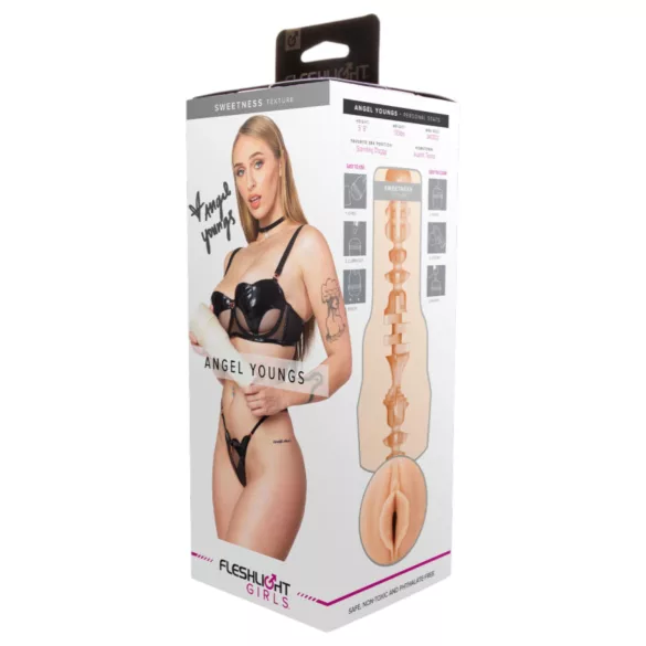 Fleshlight Angel Youngs - masturbateur vagin réaliste - couleur chair
