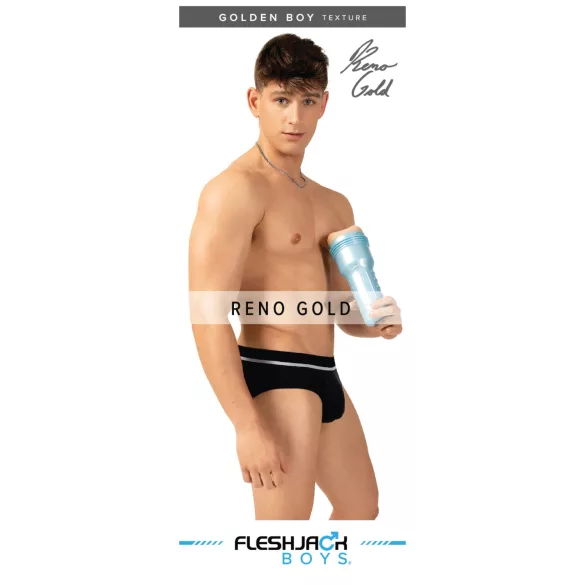 Fleshjack Reno Gold - masturbateur réaliste anus - matière naturelle