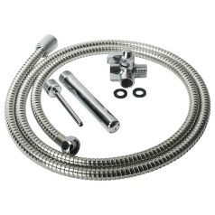 Set de douche intime aluminium (argent)