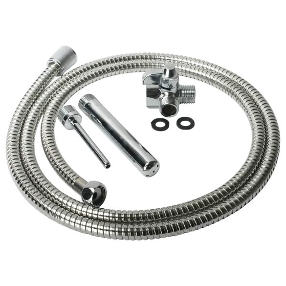 Set de douche intime aluminium (argent)