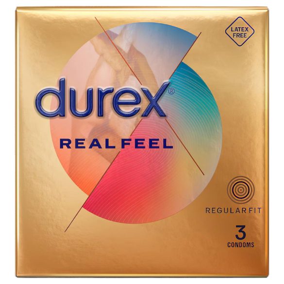 Durex Real Feel - préservatif sans latex - 3 pièces