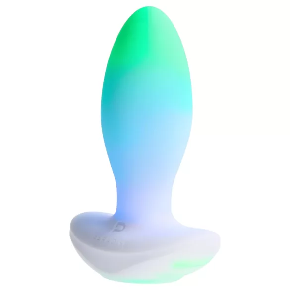 Paradise Illumination - plug anal vibrant lumineux (blanc)