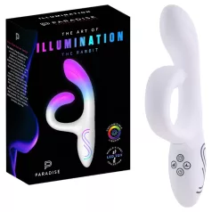   Paradise Illumination - vibromasseur à bras clitoridien lumineux (blanc)