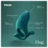 Dame Hug - anneau pénien vibrant réglable (vert)