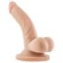 Dr. Skin 4 - Dildo réaliste avec ventouse et testicules - Naturel (12cm)