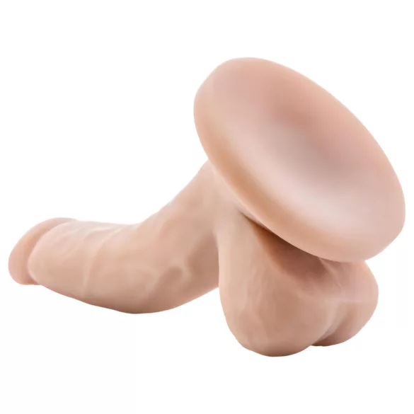 Dr. Skin - gode réaliste ventouse avec testicules - 12 cm - chair