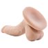 Dr. Skin 4 - Dildo réaliste avec ventouse et testicules - Naturel (12cm)