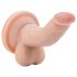 Dr. Skin 4 - Dildo réaliste avec ventouse et testicules - Naturel (12cm)