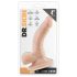 Dr. Skin 4 - Dildo réaliste avec ventouse et testicules - Naturel (12cm)