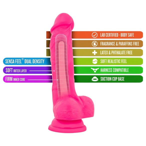 Blush Neo - gode ventouse - réaliste 19cm - rose