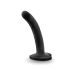 Temptasia Twist Small - Dildo noir à ventouse, design torsadé