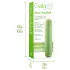 Gaia - Vibromasseur écologique moyen - silicone vert