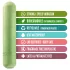 Gaia - Vibromasseur écologique moyen - silicone vert