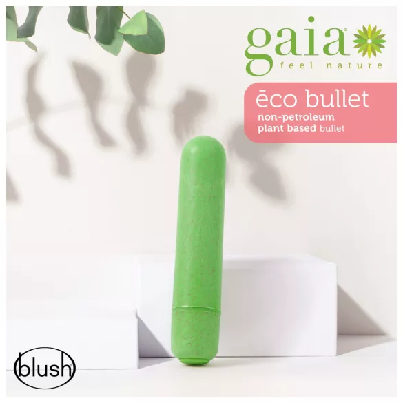 Gaia - Vibromasseur écologique moyen - silicone vert