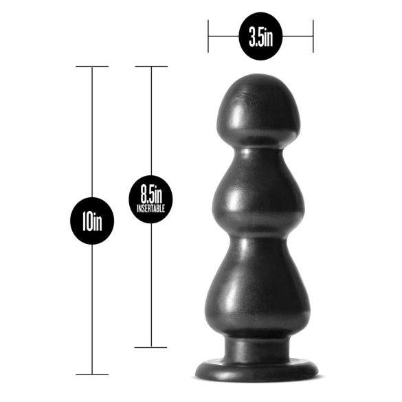 Blush Jet - godemichet ventouse perlé - silicone noir