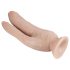 Dr. Skin 8 - double dildo ventouse (naturel)