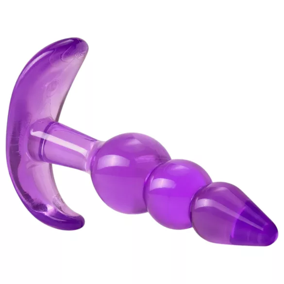 B Yours - plug anal à boules - silicone violet