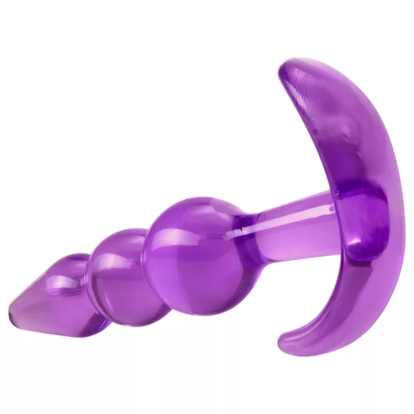 B Yours - plug anal à boules - silicone violet