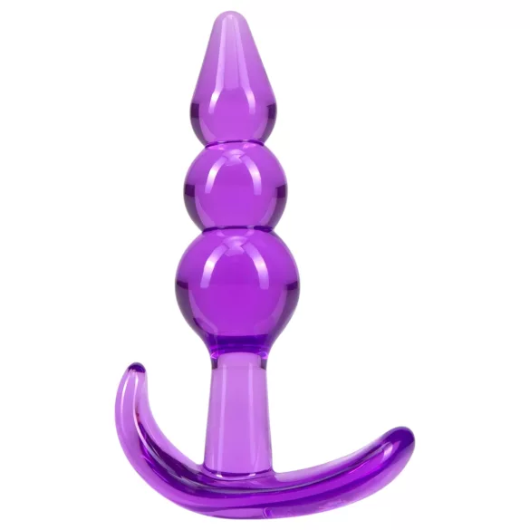 B Yours - plug anal à boules - silicone violet