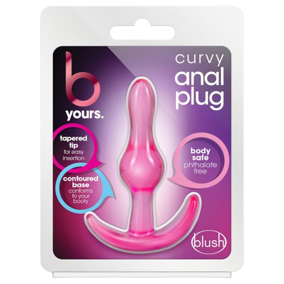 B Yours - plug anal - silicone rose
