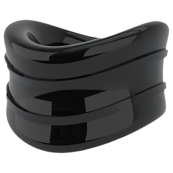 Stay Hard Beef - anneau testiculaire puissant - silicone noir