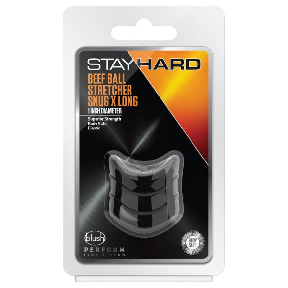 Stay Hard - anneau pénien - silicone noir