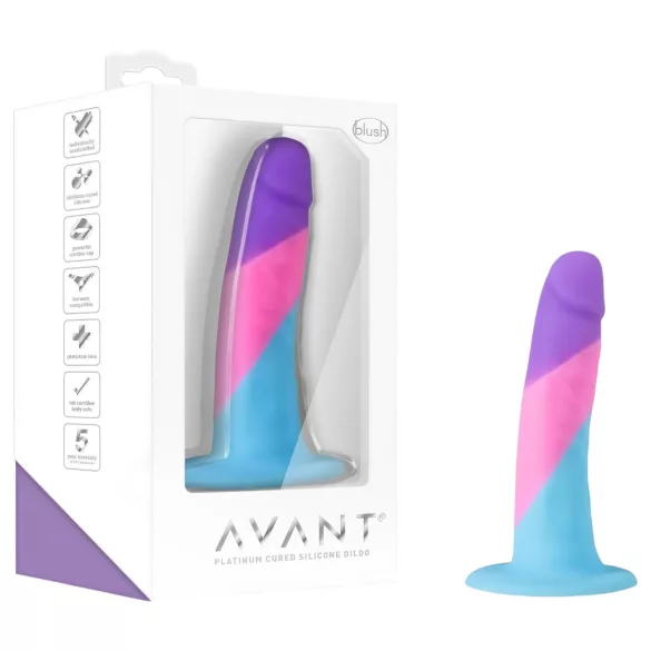 Avant Vision of Love - gode ceinture ventouse - multicolore