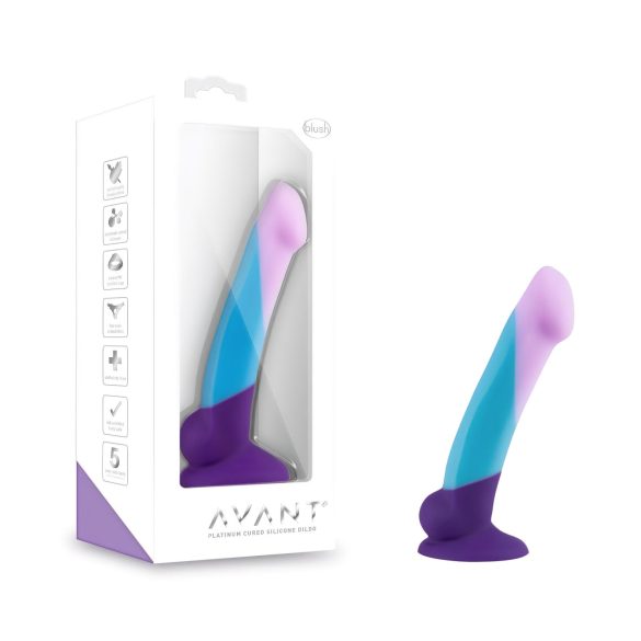 Avant Purple Haze - godemichet ventouse - silicone multicolore