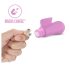 Blush Gaia - vibromasseur doigt stimulant (violet)