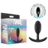 Anal Adventures Platinum - plug anal moyen - silicone noir