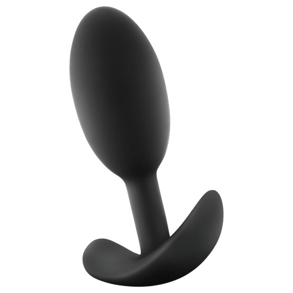 Anal Adventures Platinum - plug anal moyen - silicone noir
