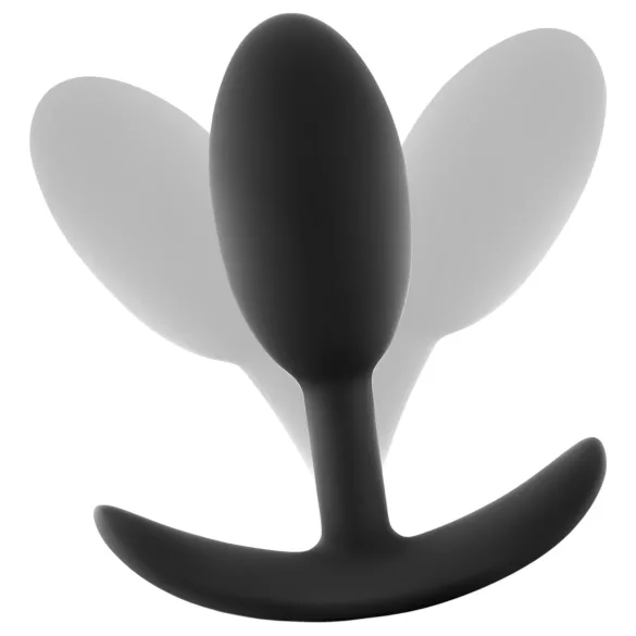 Anal Adventures Platinum - plug anal moyen - silicone noir