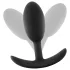 Anal Adventures Platinum - plug anal moyen - silicone noir