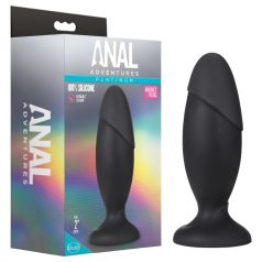 Anal Adventures Platinum Rocket - grand plug anal (noir)
