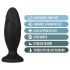Anal Adventures Platinum Rocket - grand plug anal (noir)