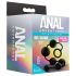 Anal Adventures L - Plug anal perlé (noir)