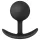 Anal Adventures Platinum - plug anal vibrant - silicone noir