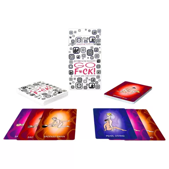 GO F*CK - Jeu de cartes érotiques Kama Sutra - 52 cartes