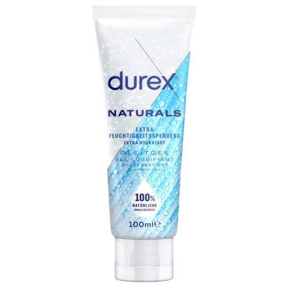 Durex Natural - gel lubrifiant à base d'eau hydratant - 100ml
