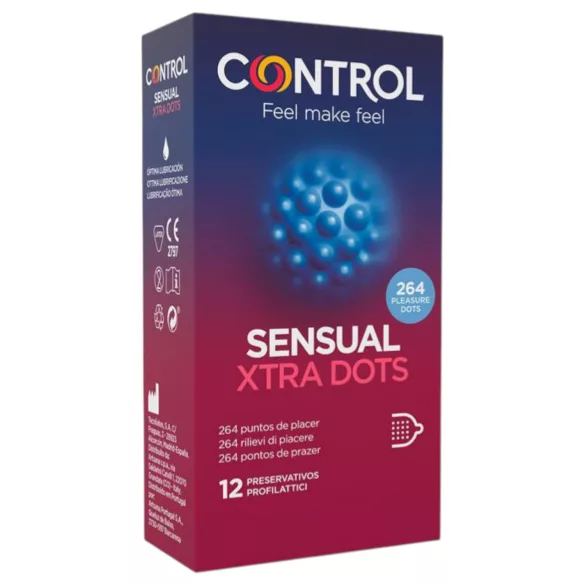 Control - préservatif extra texturé - lot de 12