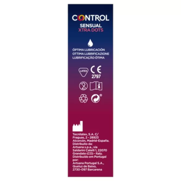 Control - préservatif extra texturé - lot de 12