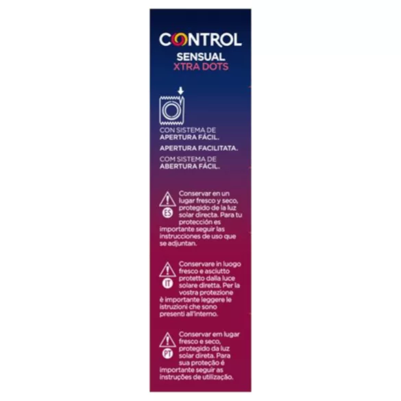 Control - préservatif extra texturé - lot de 12