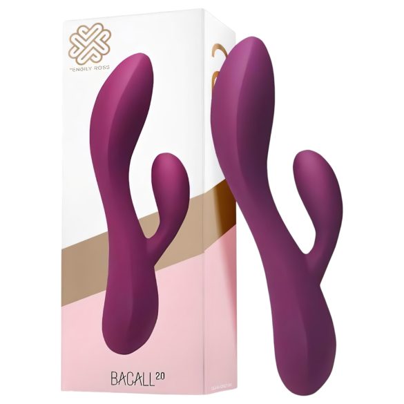 Engily Ross Bacall 2.0 - Vibrateur point G avec bras clitoridien (violet)